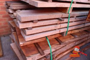 Bundle Of Jarrah Slabs, Approx 125/145 X 38 X 2700mm (Inspection Recommended)