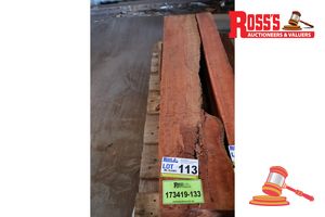 113 · JARRAH OFF CUT SPLICE/POST L1000mmM x W150/200mm x D 30/150mm, APPROX