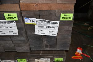 134 · JARRAH SKIP DRESSED, STD & BTR, 145mm x 45mm, 39LM, RANDOM LENGTHS, QTY 0.293M3 (L1950 x W450 x D500 TRANSPORT SIZE ONLY APPROX) (PACK# 247962)