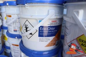 470 · 2x TUBS OF ECO-CHLOR DRY CHLORINE TABLET BACTERICIDE (GRANUALR), 10kg PER TUB