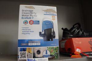 DRAINAGE CLEAN/DIRTY WATER PUMP, ECOSUB 7, 140L PER MINUNTESTED