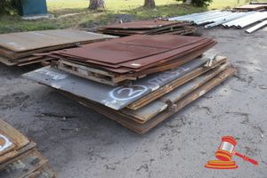 28 · PACK OF CHROMATE STEEL SHEETS W 2100mm x L 2900mm AND HEIGHTS OF 35mm, 22mm AND 20mm WITH APPROX TOTAL WEIGHT 9.1 TONNES.