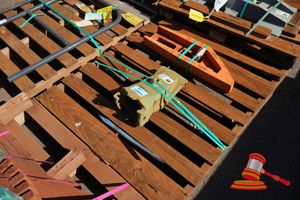 1 X 11189305 Protector, Orange (Some Marks) 1 X 10758936 Excavator Bucket Tooth, Green (Some Marks) On Pallet