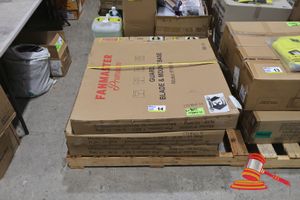 14 · PALLET OF FANMASTER PREMUIM FANS (3 X GUARD, BLADE & MOUNT BASE) (3 X MOTOR) ON A PALLET