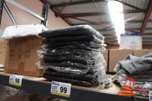 99 · 12x BLACK LONG SLEEVE CHEFS JACKETS, SIZE: XL