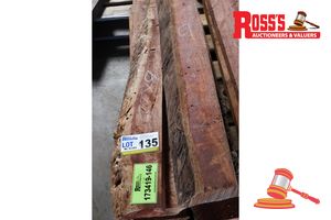 Jarrah Off Cut Slices/Boards Etc Various Lengths & Width, Depths, Qty 9, Approx