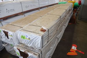 22 · PACK OF JARRAH DECKING, FJ FEATURE, 086mm x 019mm, 360.0LM QTY, RANDOM LENGTHS, 32.76M2 WITH A 5mm GAP ( TRANSPORT SIZE L5.700 x W480mm x H470mm x 800/900KG APPROX) (PACK# 320030471-18)