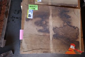 Blackbutt Board, L640mm X W520mm, Note Split In Burl X 30/35mm, Approx