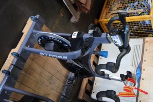 49 · STAGES INDOOR CYCLING BIKE, APPROX; 1M L X 620MM W X 1.1M H, SOME MARKS, (UNTESTED),