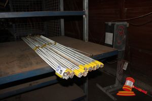 70 · APPROX 56 X 12MM X 1600MM BOOKER BARS. UNUSED