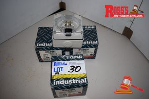 30 · 3 x Unused Clipsal; 10amp Single Phase Appliance Inlets, Type 56A1310