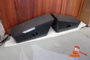 363 · PAIR OF TAPERED UNDER TRAY TOOL BOXES, 650mm R&L, ALUMINIUM MATTE BLACK