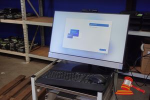 Lenovo Ideacentre All-In-One Desktop Pc, Model: V530-24icb, 24 Inch Lcd, Intel I5-9400t 1.8ghz Cpu, 8gb Ram, 256gb Ssd, Os Installed, Untested, Sn: Mp1rbk11 (Some Marks / Power Adaptor Included)