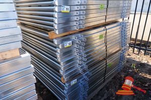 12 · PORTABLE CATTLE PANELS, 10 x 2.1M x 1.8M, W/BAG OF NUTS & BOLTS
