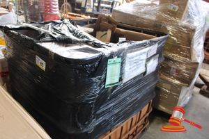 85 · IBC CONTAINING VARIOUS ITEMS INCLUDING TENMANT BRUSH ATTACHMENT P/N- 1220230, FIRE SUPPRESSION TANK 25L CAP SERIAL# 25W10065, FIRE SUPPRESSION TANK 65L CAP APPROX x 3