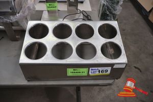 169 · S/S 8 HOLE CUTLERY HOLDER