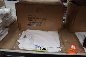 20x White Short Sleeve Chefs Jackets, Size: M