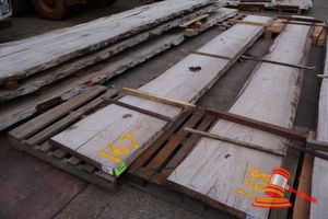 52 · LIVE EDGE JARRAH SLAB, 5.5 x 630/750 x 60
