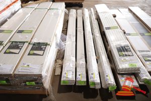Perma Timber Assorted Pvc Mouldings, Pre Finsihed White, Low Maintenance. 5 X 66x18x2700mm, 3 X 42x11x2700mm, 13 X 30x11x2700mm. Unused