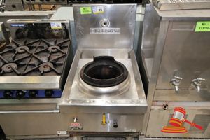 Goldstein Gas Wok Burner, Stainless Steel, Model:Cw-1, Sn:8111ong, Approx L860 X W600 X H1250mm. Untested