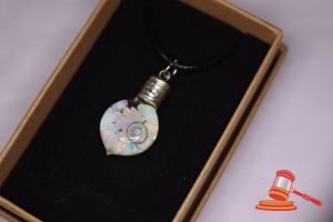 Opal Chip Pendant