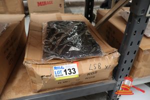 133 · APPROX 20x BLACK LONG SLEEVE CHEFS JACKETS, SIZE: XS