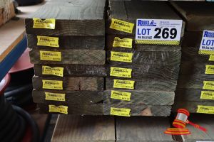 269 · 14x LENGTHS OF NON-STRUCTURAL, H4 TREATED PINE TIMBER, APPROX 170 x 35mm x 3.6m