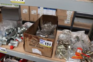 Box Of Assorted Stainless Steel Clamps
