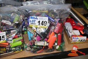 Approx 100 Assorted New And Used Lighters