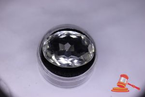 34 · WHITE QUARTZ, OVAL CUT, 31.6 CTS