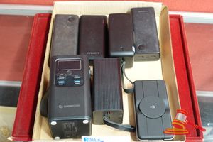 Tray Of Assorted Portable Power Banks / Battery Chargers (Untested)