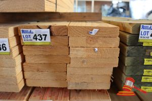 437 · 14x LENGTHS OF NON-STRUCTURAL, UNTREATED PINE TIMBER, APPROX 170 x 35mm x 2.4m