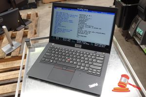 55 · LENOVO T480S, 14 INCH TOUCH NOTEBOOK, INTEL CORE i5 8250U 1.60GHZ, 8GB RAM, 256GB SSD / NO OS, SN: PC1ADA7T / AN:ITT26366, UNTESTED ( SOME MARKS / NO CHARGER )