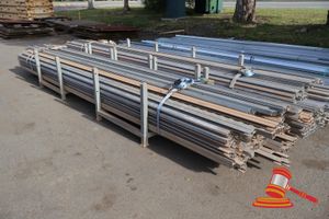 12 · QUANTITY OF STEEL C CHANNEL SECTIONS, APPROX 6M LENGTHS,40MM X 40MM (SOME SURFACE RUST) IN STILLAGES (IRIS-WHEATSTONE)