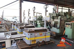 6 · 4 X TRANSBOTICS LIFT DECK AGV VEHICLES , MODEL# LD10LZQS-204199, S/N# 032141101, ASSET# 17B6446. #2 TRANSBOTICS LIFT DECK AGV VEHICLE, MODEL# LD10LZQS-204199, S/N# 032141102, ASSET# 17B6447. #3 TRANSBOTICS LIFT DECK AGV VEHICLE, MODEL# LD10LZQS-204199, S/N# 032141103, ASSET# 17B6448. ,#4 TRANSBOTICS LIFT DECK AGV VEHICLE, MODEL# LD10LZQS-204199, S/N# 032141104, ASSET# 17B6449. 1x AGV SERVER WORKSTATION CABINET 5x AGV SYSTEM REMOTE 1/0 PANEL SWITCHBOARDS (S44# 2024074, DR# 52292) (6 PALLETS)
