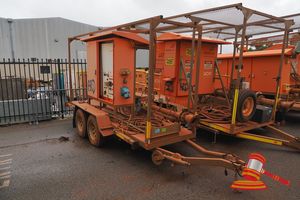 10 · 2010 Uon Dewatering Trailer Orange, Tandem Axle, Reg #: Unlicensed, VIN: 6T9T27WA1A0AAK847 Features: Ring Hitch, Stabilizing Arms, Section Of Piping & Valves, Bore Pump Starter Panel. (Asset # MST-04), (* WP#4774*) Condition: **Normal Wear & Tear.** Panel: FAIR, Paint: FAIR, Tyres: FAIR, Floor: FAIR, Overall Condition: FAIR
