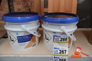270 · 2x TUBS OF ECO-CHLOR DRY CHLORINE TABLET BACTERICIDE (GRANULAR), 10kgs PER TUB