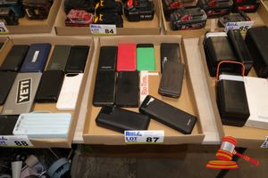 10 X Assorted Portable Power Banks Including Marked Morphie, Kogan, Charmsast, Cygnett. Assorted Wattage & Voltage. Untested