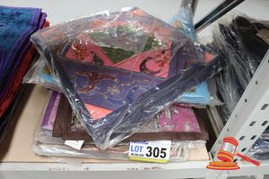 Bundle Of Colourful Desi Patch Cushion Covers, 40 X 40cms And Desi Patch Table Runners