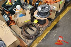 2x Rolls Approx 5m Ea Hansa-Flex Hydraulic Hose, Ny104, 300 Bar 2 Partial Spools 2 Pair And 4 Pair Beriland Cables Cat6