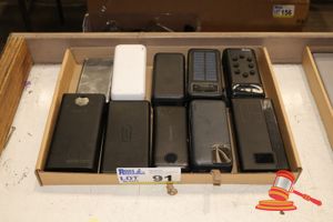91 · 10 X ASSORTED PORTABLE POWER BANKS INCLUDING MARKED IMUTO, REMAX, ROMOSS AND EVATRONIC. ASSORTED WATTAGE & VOLTAGE. UNTESTED
