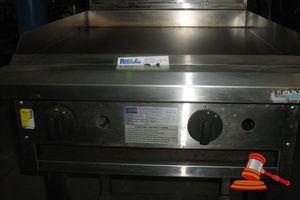 34 · LUUS NATURAL GAS HOT PLATE, FREESTANDING 2 BURNER, PLATE SIZE 580 x 520 APPROX