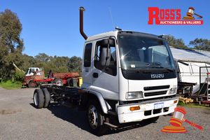 2 · 2004 Isuzu 4x2 Cab/Chassis Truck *Registration No# 1DRJ360, Lic to: 25/10/2026 *Vin No. JALFSR34P37000157 *Engine No. 6HK183415 *Model F3FSR *Kms Showing 520,689 *Engine Capacity 220HP *6 Speed Manual Transmission *Air Conditioned, Power Steering, Air Brakes *Tyres: Steer 255/70R22.5 @ 70% Drives 255/70R22.5 @ 25% *ISRI Seats *24 Volt (Twin Batteries) (Panel: Fair, Paint: Fair, Glass: Good, Upholstery: Good, Floor: Fair. Dash: Fair, Tyres: Poor/Fair, Overall: Good)