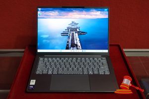 1 · LENOVO YOGA SLIM 7, 14 INCH OLED, MODEL: 14ILL10, INTEL CORE ULTRA 7 258V CPU 2.2GHZ, 32GB RAM, 1TB SSD, SN: MP2TJ7KX, UNTESTED (SOME MARKS / NO CHARGER)