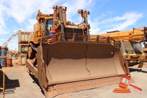 5 · 2007 CATERPILLAR D10T STEEL TRACKED DOZER SERIAL# RJG00944, ODO - 71625HOURS SHOWING, PIN PLATE UNSIGHTED, SINGLE RIPPER TO REAR (*NOTE - SOME INTERIOR CONTROL PARTS MISSING*) (FL#08R10) (S44#RITM0682761) (DR#1179)