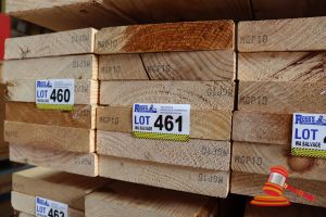 461 · 6x LENGTHS OF STRUCTURAL MGP 10, UNTREATED PINE TIMBER, APPROX 240 x 45mm x 2.4m