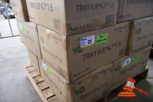 Approx 1000 X Eco Fresh Disposable Food Trays, Re-Order Code 7001, In A Box, Unopened