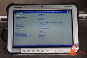 Panasonic Fz-G1 Toughpad, Intel Core I5 7300u 2.6ghz, 8gb Ram, 500gb Ssd/No Os, 730 Hours, Sn:9atsc70159 / An:Itt25655, Untested ( No Charger / Some Marks)