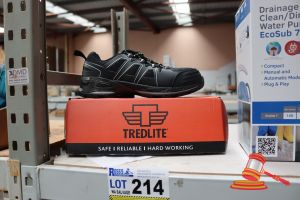 TREDLITE SAFETY SHOES, MODEL: DOCKLANDS, SIZE: 7.5, COLOUR: BLACK