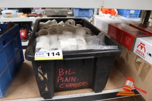 114 · TUB OF ASSORTED FITTINGS